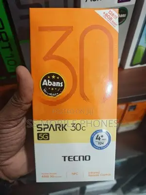 Tecno Spark 30C 5G 4/128GB (Brand New)