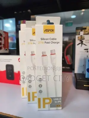 ASPOR 27W Fast Charge C to Lightning Cable