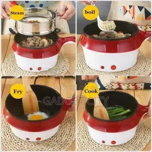 Multifunctional Electric Cooker Hot Pot with Steamer