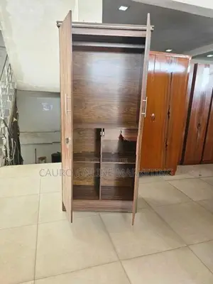 New Melamine 2 Door Cupboard Wardrobe 6*2.5 Ft
