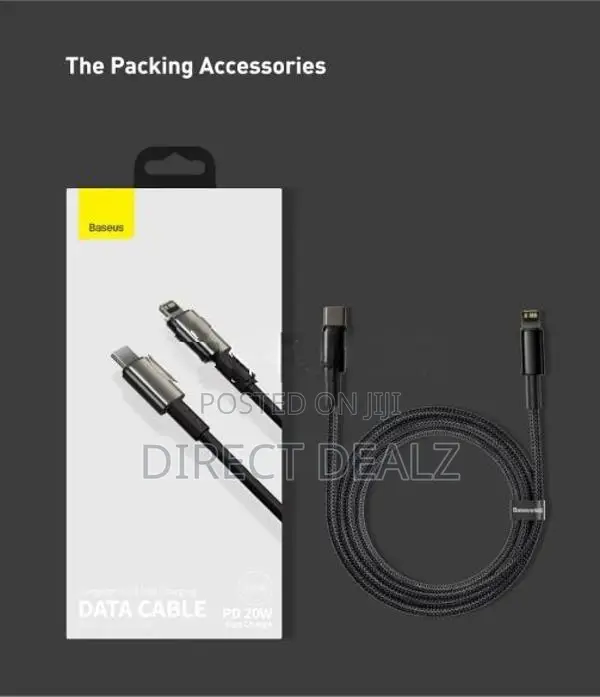 Baseus Tungsten Fast Charging Type C to Lightning Cable
