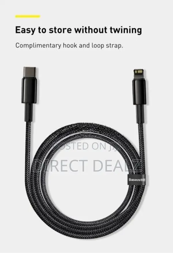 Baseus Tungsten Fast Charging Type C to Lightning Cable
