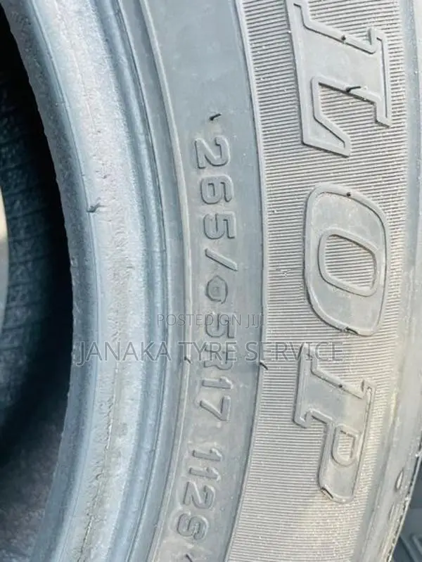 used tyre 265/65/17