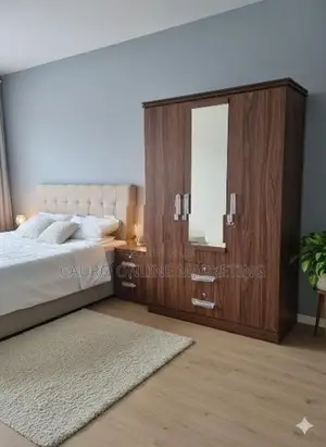 New Melamine 3 Door Cupboard Large Wardrobe 6*4 Ft