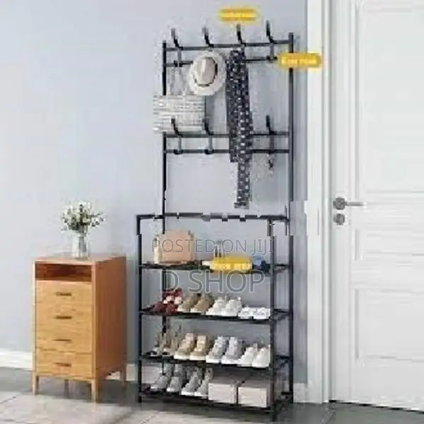 Multi Corner - Simple Floor Cloth Rack 6'Feet x 2' Feet