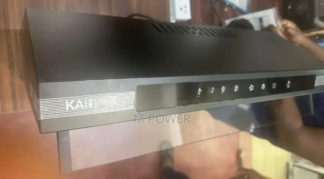 Cooker Hood Black Color Touch System - Kanvox