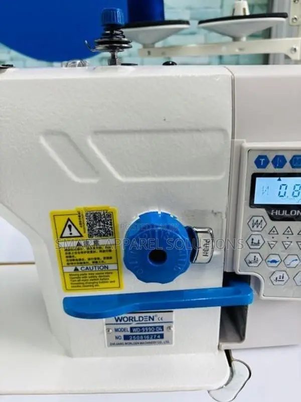 Worlden Automatic Single Needle Lock-Stitch Sewing Machine (Full Optio