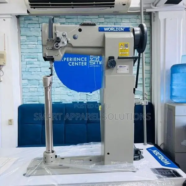 Worlden High Post-Bed Heavy Walking Foot Sewing Machine for Bags