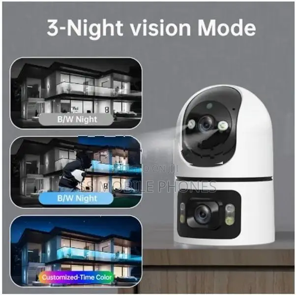 4MP HD Dual Screen AI Wifi Surveillance PTZ Camera