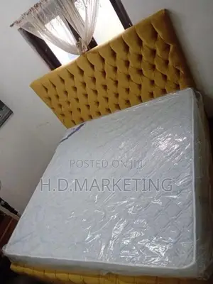 King Size Divan Bed and Spring Mattress -Arpico
