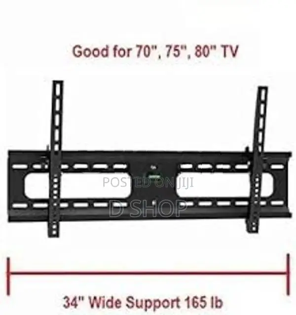 TV Wall Flat Panel - Mount Bracket Sizes 40" to 85"