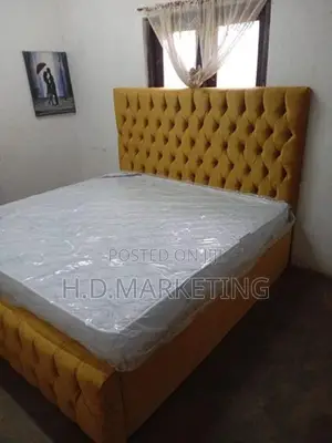 King Size Divan Bed and Spring Mattress -Arpico