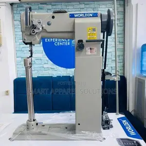 Worlden High Post-Bed Heavy Walking Foot Sewing Machine for Bags