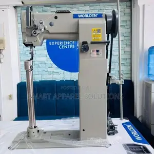 Worlden High Post-Bed Heavy Walking Foot Sewing Machine for Bags