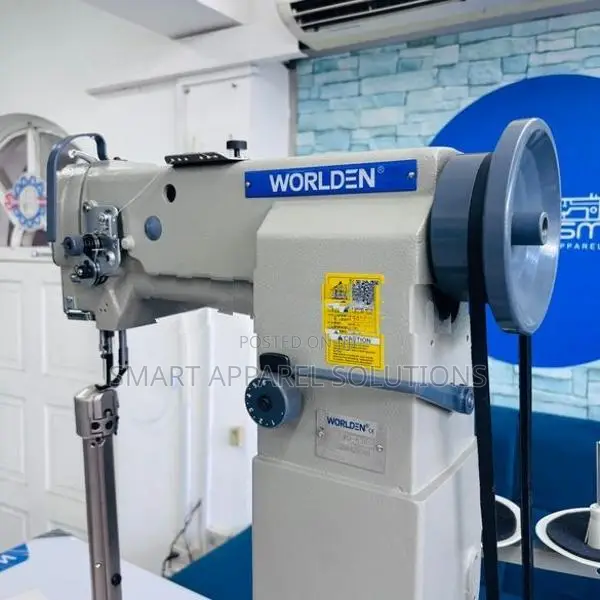 WORLDEN High Post-Bed Heavy Walking Foot Sewing Machine for Bags