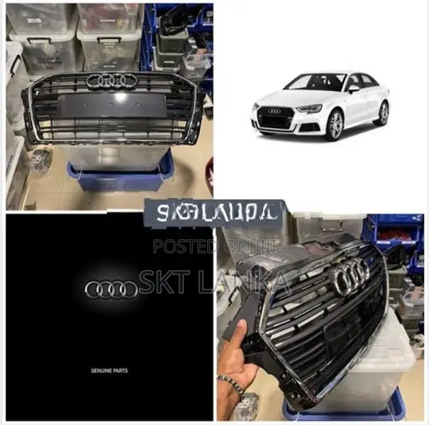 Genuine New Audi A3 2019 S Line Front Bumper Shell Grille