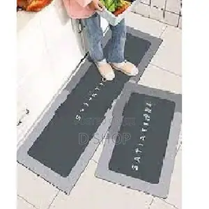 2Pcs Kitchen & Shower room Floor Mat - Water Absorption Carpet