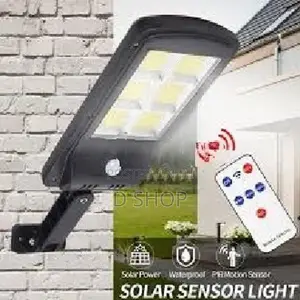 Solar Motion Sensor 6 COB Street Lamp Wall Light -