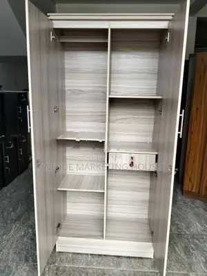 Modern 2D American White Side Hanging Wardrobe