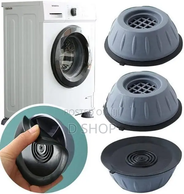 Shock Pad - 4Pcs set for Washing Machine , Table, Fridges Base @