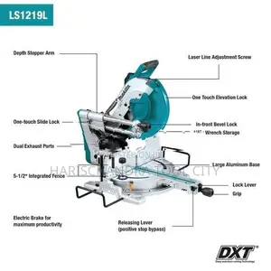 Makita miter saw 12” with laser (sliding compound)