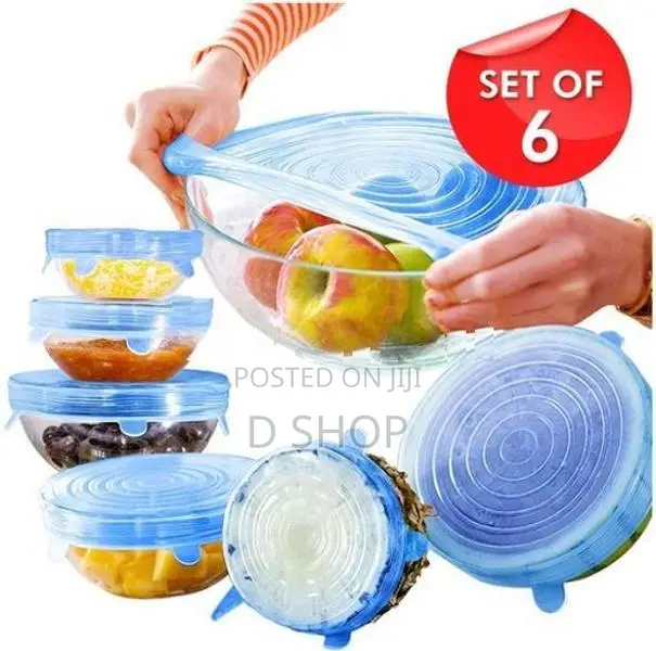 Silicone - Food Pan Lids Covers 6 pcs