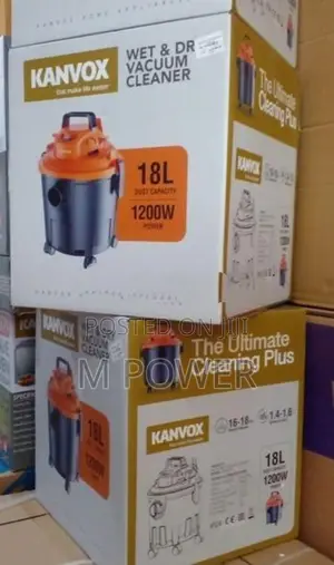 Kanvox Vaccum Cleaner 18L Wet Dry 1200W (KANV18)