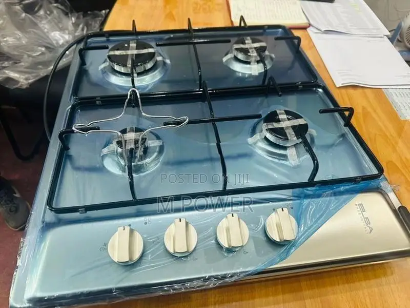 Elba Cooker Hob Stainless Steel 4 Burner Gas