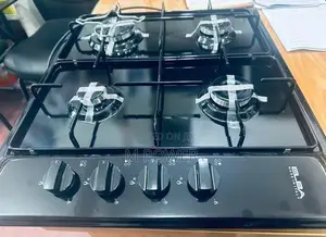 Elba Cooker Hob Black Color 4 Burner Gas