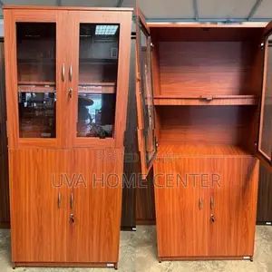 Melamine Glass Cupboard
