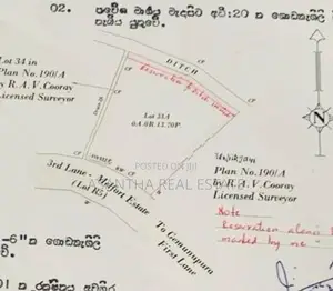 13.7 P Land at Gamunu pura 1st Lane Mel fort 3rd estate Malabe