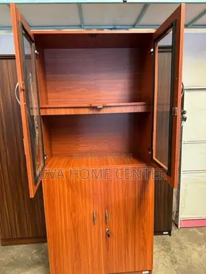 Melamine Glass Cupboard