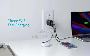 Anker 336 67W Charger with 3 Port Compact & Foldable