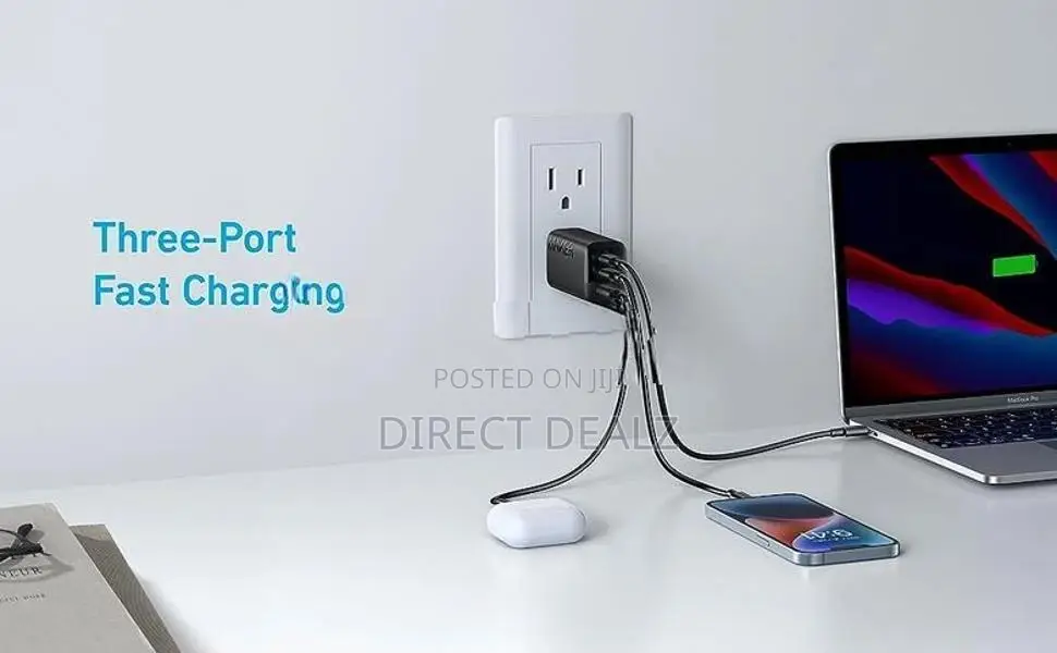 Anker 336 67W Charger with 3 Port Compact & Foldable