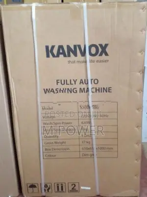 Kanvox Fully Automatic Washing Machine 8KG (KANWM80)