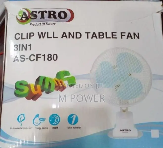 Astro Clip Fan (ASCF-180)