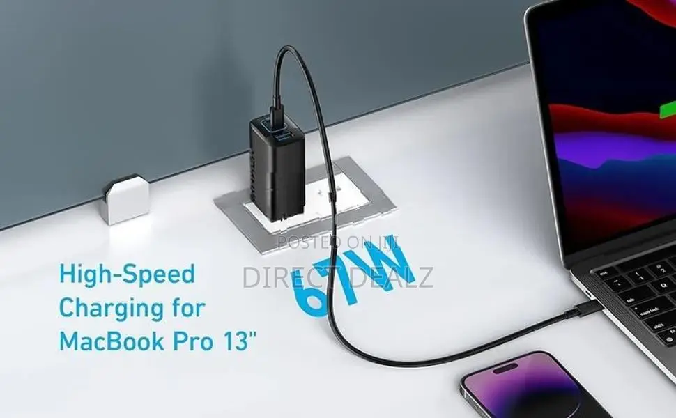 Anker 336 67W Charger with 3 Port Compact & Foldable