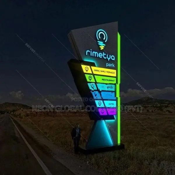Radiant Displays: Emboss letters Light Boxes