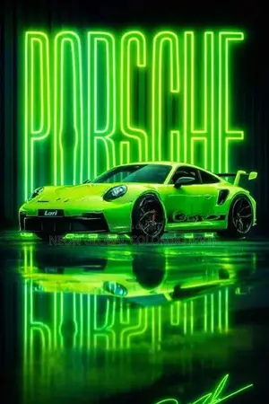 NEON SIGN FOR CAR SALES MART LOGO SHOWROOM