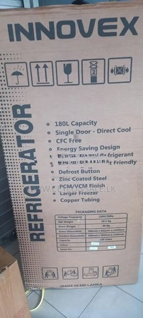 180L Single Door Innovex Refrigerator (NEW)