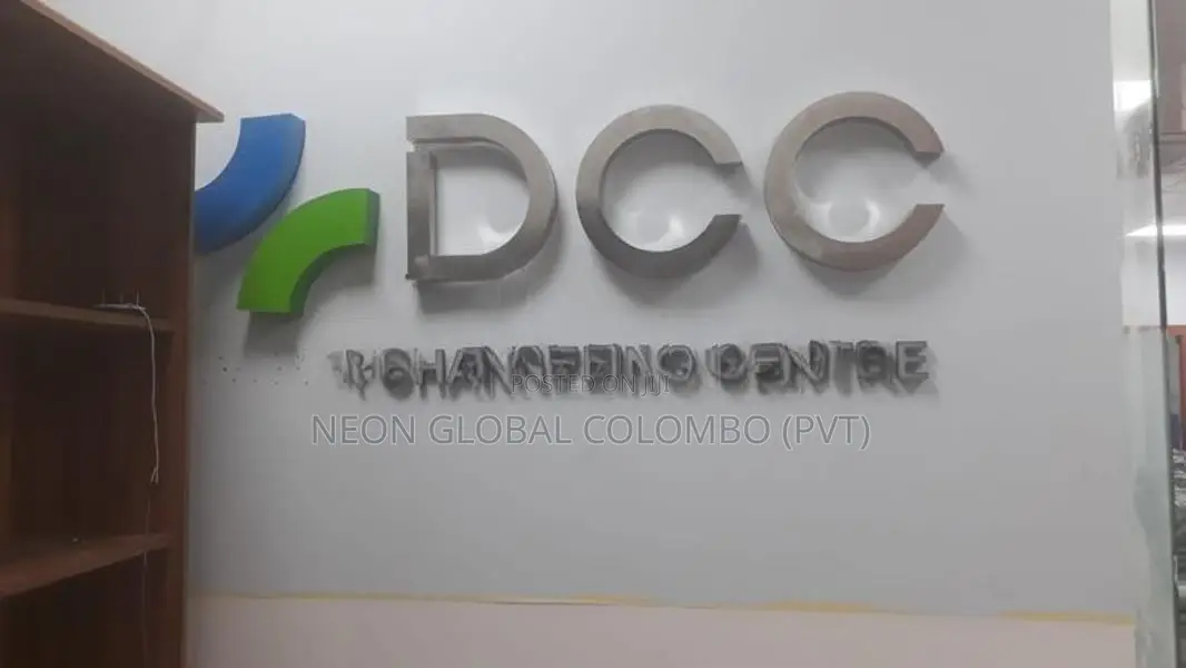 Durable Stainless Steel Light Box Signage for Offices