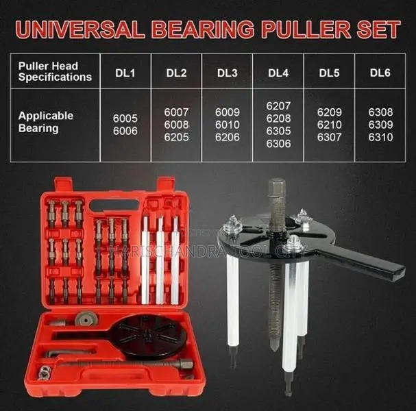 Road dawg inner bearing puller set 21 in 1