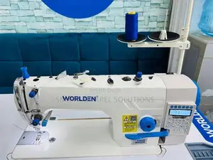 Worlden Automatic Single Needle Lock-Stitch Sewing Machine (Full Optio