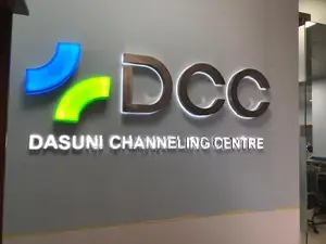 Durable Stainless Steel Light Box Signage for Offices