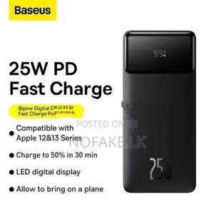 Baseus Bipow 25W 20000Mah Fast Charge Power Bank