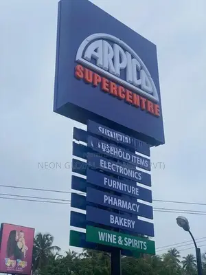 Outdoor & Facade Signage for Supermarkets