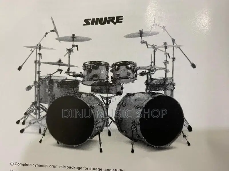 Acoustic drum mic set (Shure)