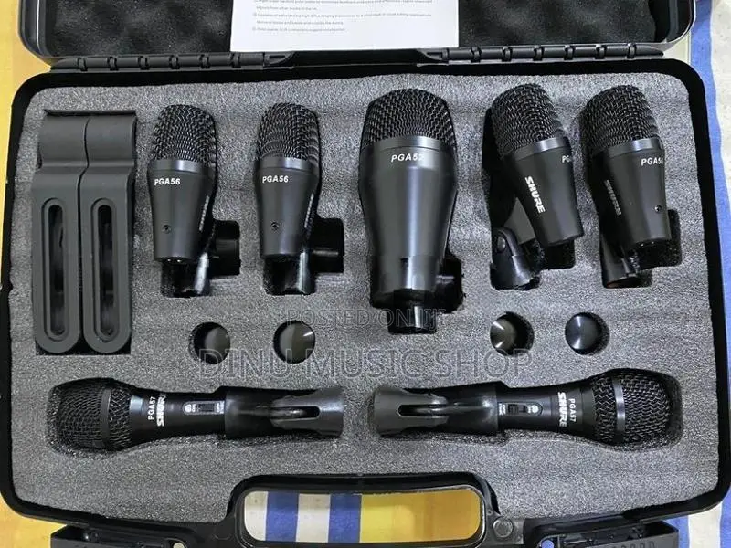 Acoustic drum mic set (Shure)