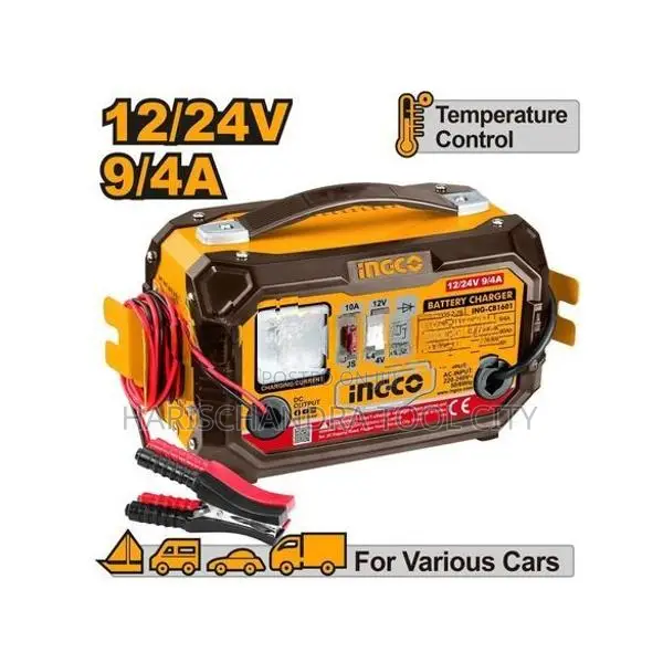 Ingco battery charger 12/24V