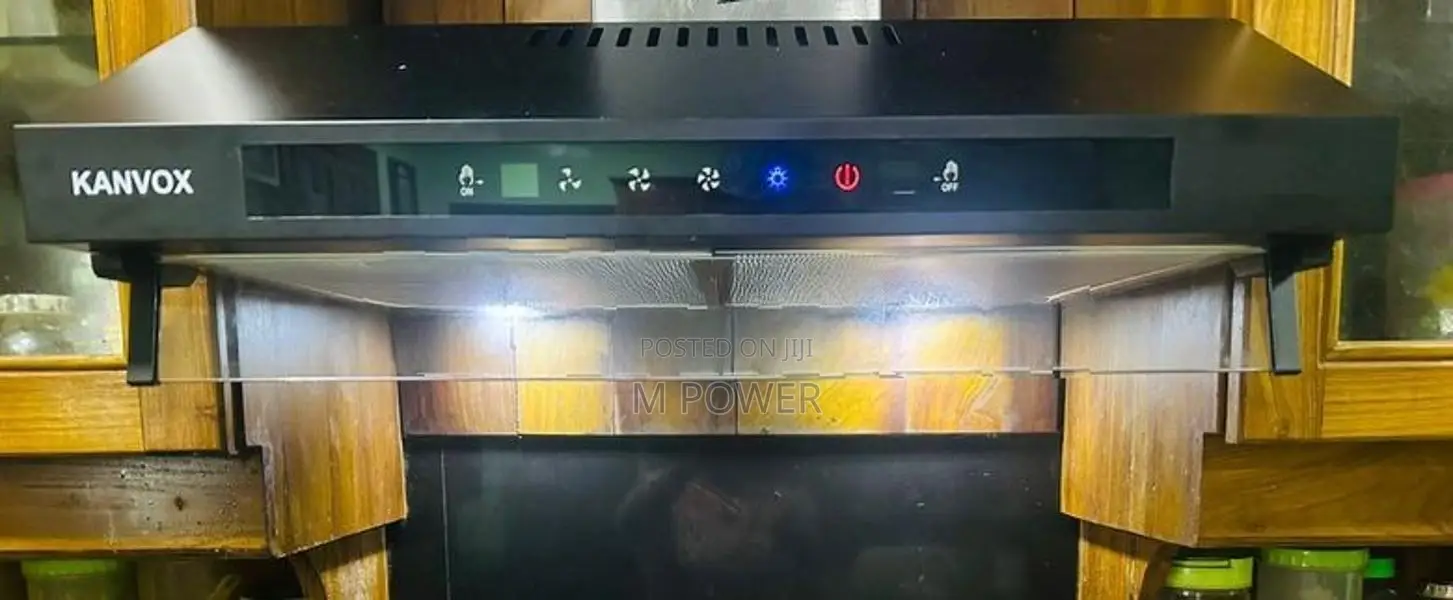 Kanvox Cooker Hood- Black (KCH03Bk)